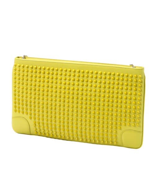 クリスチャン ルブタンコピー 2015年春夏新作カーフスキン　ショルダー付 クラッチバッグLOUBIPOSH CLUTCH CALF PARIS/SPIKES 3120508 Y031